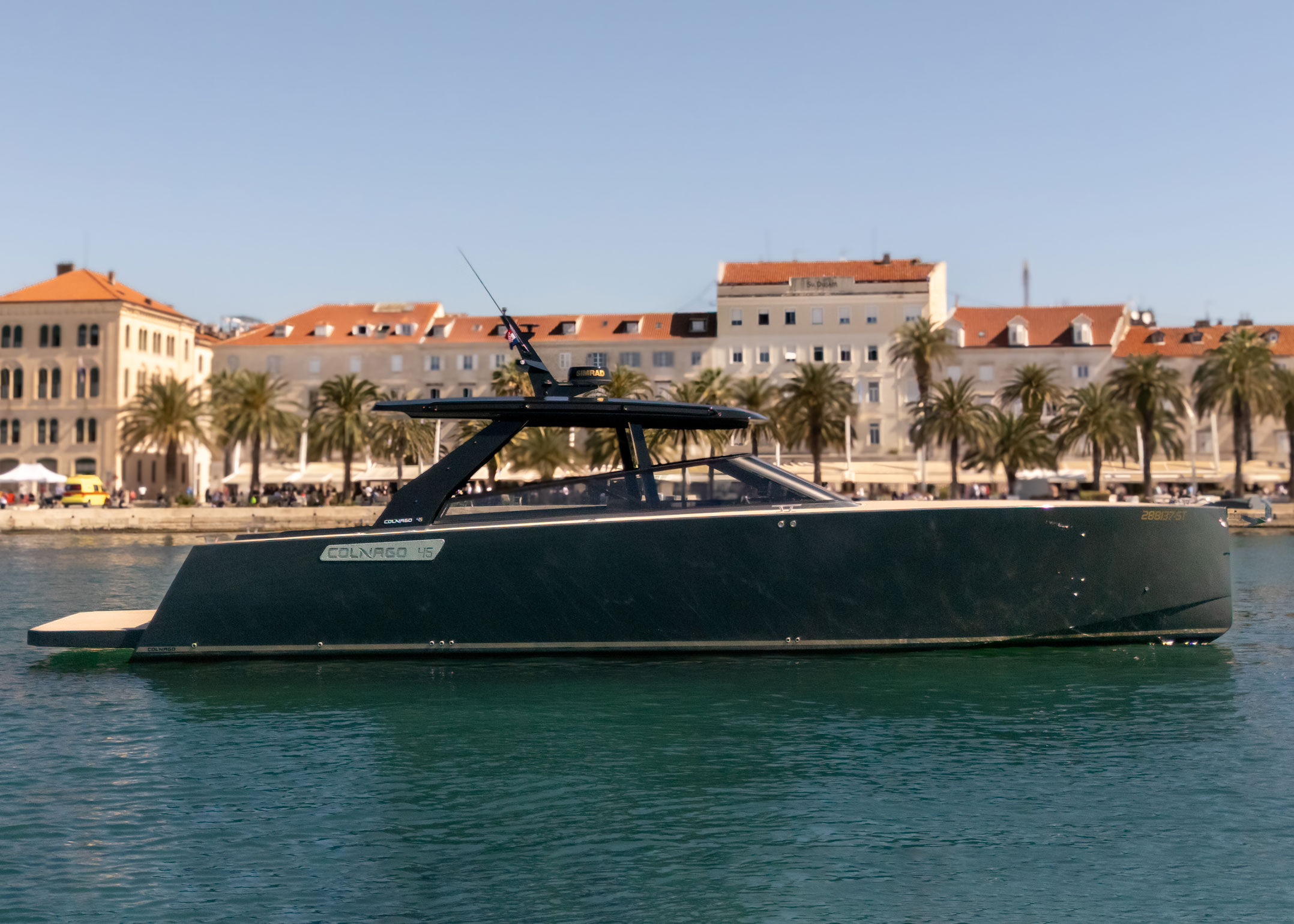 Colnago C45 Open on the Split waterfront