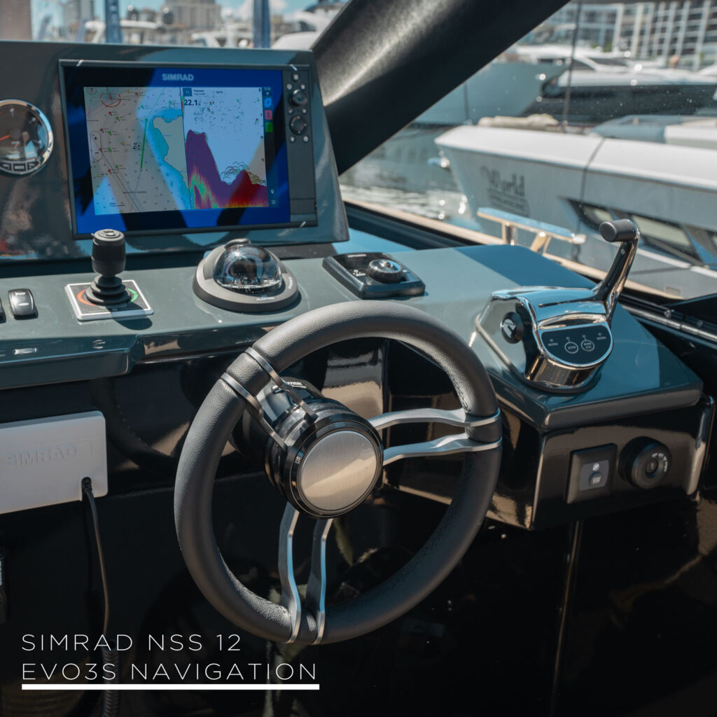 Simrad navigation display